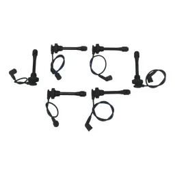 KIT 6 CABO VELA BOBINA IGNIÇÃO PAJERO SPORT 3.0 1998 A 2006