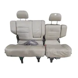 CONJUNTO BANCO TRASEIRO PAJERO GLS FULL 2000 A 2007 (COURO)